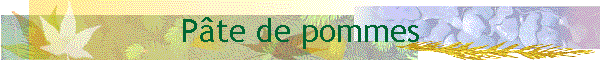 Pte de pommes